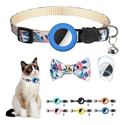 Collar Airtag Para Gato Con Cascabel Collares Separables Aj Cuotas