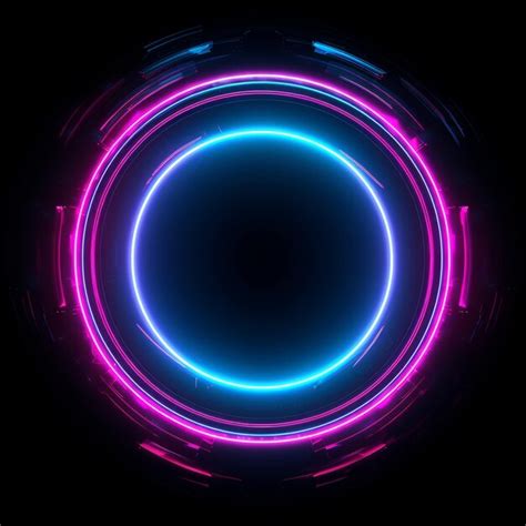 Premium Ai Image Vector Abstract Neon Lights Background Design