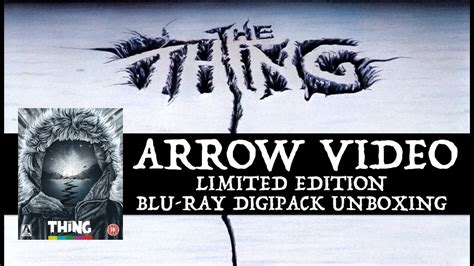 Arrow Video Limited Edition The Thing Blu Ray Unboxing Youtube