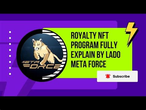 Royalty Nft Program Fully Explain By Lado Meta Force Youtube