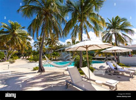 Pool area Hotel Resort Casa Morada, Islamorada, Florida Keys Stock ...