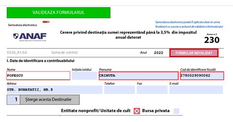 Formularul 230 la ce folosește și cine îl depune