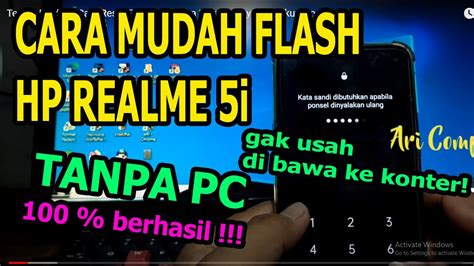 Terlalu Mudah Cara Reset Realme 5i Lupa Pola Dan By Pass Akun Google