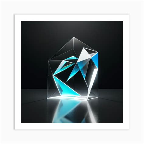 Glass Cube Art Print By Artfulexplorer Fy