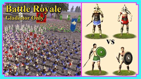 A I Gladiator Only Roman Culture Factions Battle Royale Rome