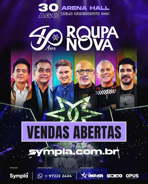 Roupa Nova Anos Sexta Feira Arena Hall