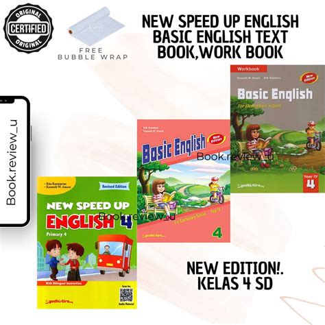 Jual Buku Basic English Text Book Work Book New Speed Up English