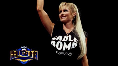 Wwe Hall Of Fame Sable Youtube