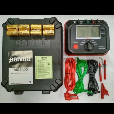 Promo Digital Insulation Resistance Tester High Volt Sanwa Mg Mg