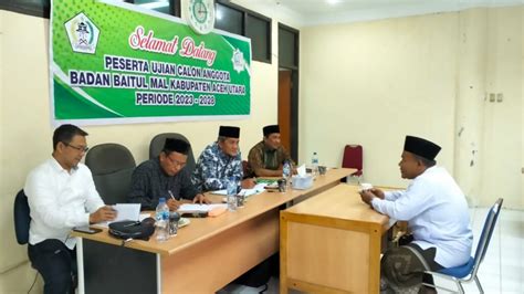 Lulus Seleksi Ini Dia Nama Calon Anggota Badan Baitul Mal Aceh