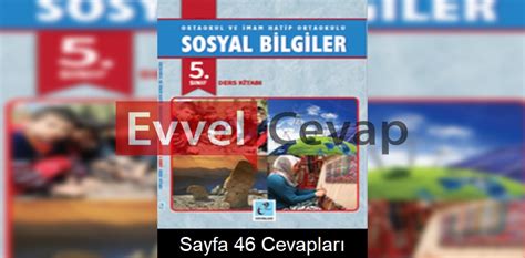 5 Sınıf Sosyal Bilgiler Ders Kitabı Cevapları E Kare Yayınları Sayfa 46