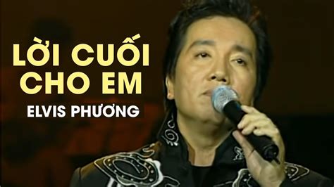 L I Cu I Cho Em Elvis Ph Ng Official Music Video Youtube