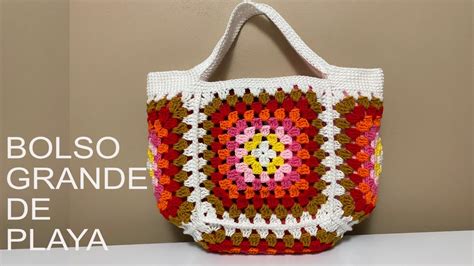 Paso A Paso Para Tejer Bolso De Playa A Crochet Youtube