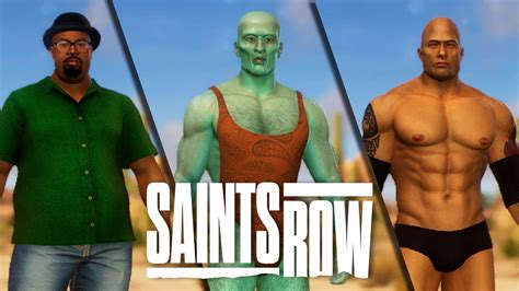 Funny Saints Row Character Creations Gameplay Youtube