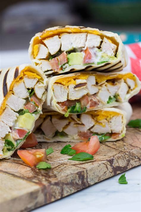 Healthy Chicken Avocado Wraps Veronikas Kitchen