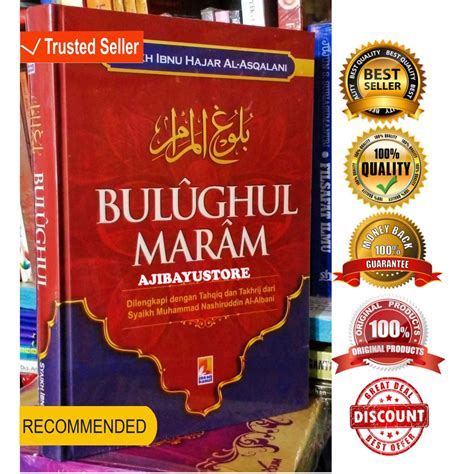 Jual Buku Bulughul Maram Syaikh Ibnu Hajar Al Asqalani Insan Kamil