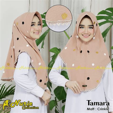 Jual Jilbab Khimar Instan Simple Tamara Ori Nurie Shopee Indonesia