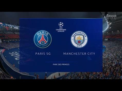 FIFA 23 Champions League Paris Saint Germain Vs Manchester City YouTube