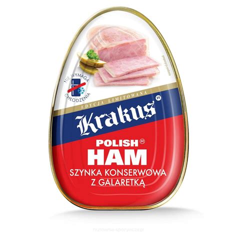 SZYNKA KONSERWOWA POLISH HAM KRAKUS 455 G Dobre Ceny Polski