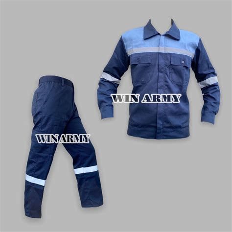 Jual Wearpack Safety Kombinasi Atasan Safety Kemeja Safety