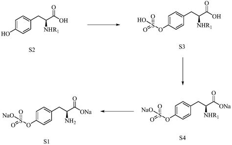 一种o 磺基 L 酪氨酸钠盐的制备方法与流程