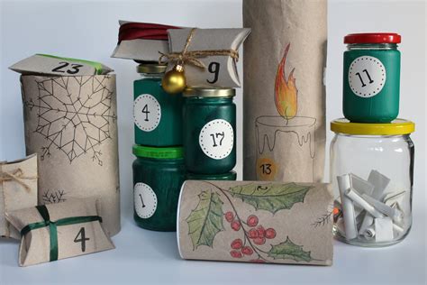 DIY Upcycling Adventskalender Viele Kleine Dinge