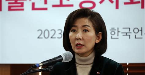 나경원 尹 대통령에 저출산고령사회 부위원장 사의 표명