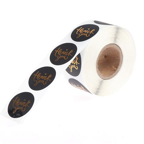 Pcs Roll Dank U Sticker Envelop Seal Labels Sti Grandado