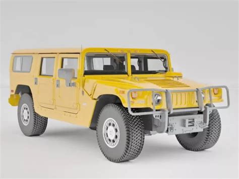 2006 Hummer H1 Alpha Free 3d Model Max Open3dmodel