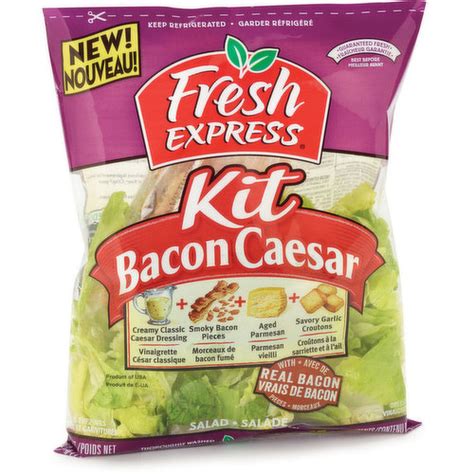 Fresh Express Bacon Caesar Salad Kit Pricesmart Foods