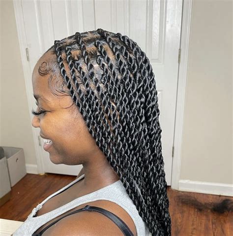 Small Senegalese Twist Hairstyle Senegalese Twist Hairstyles Twist