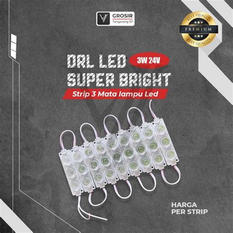 Jual Lampu Led Motor Mobil Modul 3 Mata Besar 3w 24v Putih Shopee