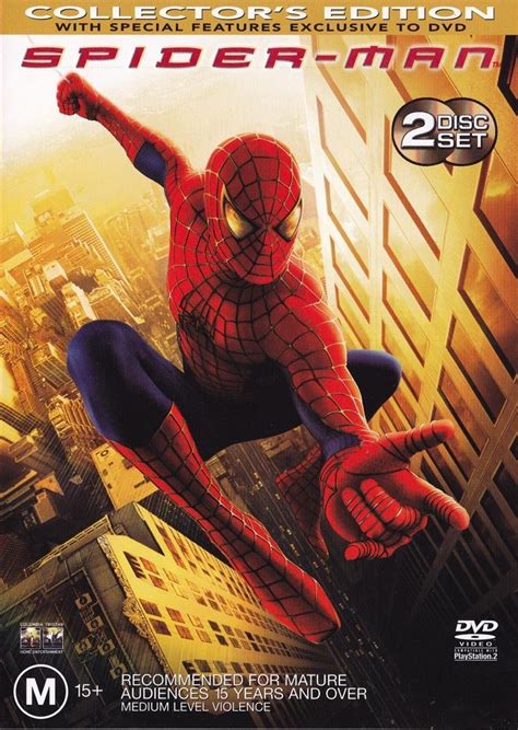 Spider-Man (DVD, 2002, 2-Disc Collector's Edition) AS NEW