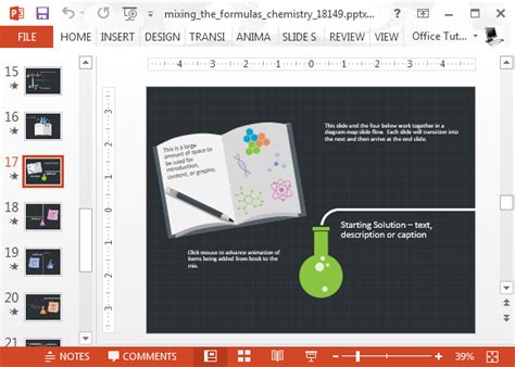 Animated Chemistry Powerpoint Template