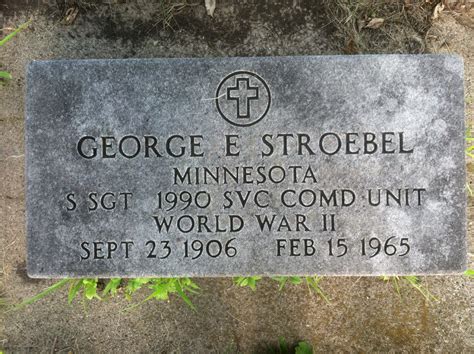 Ernest George Stroebel 1906 1965 Find A Grave Memorial