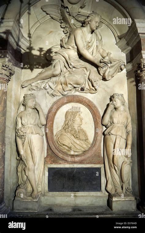 Baroque Tomb Of King Louis Xiv Of France And Navarra 1638 1715 Stock