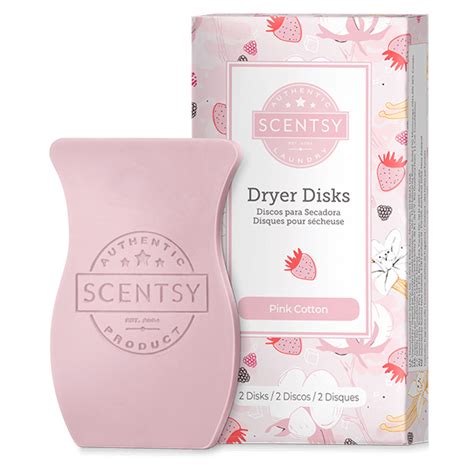 Pink Cotton Scentsy Dryer Disks Sammy Grace Scents