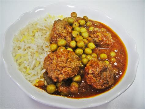 Maryam S Culinary Wonders Iraqi Meatball Pea Stew