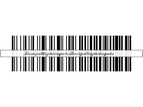 Barcode 3 SVG Bar Code SVG Plain Barcode SVG Barcode Etsy Canada