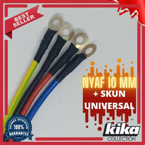 Jual Kabel Nyaf Mm Plus Skun M Universal Kabel Grounding Kabel