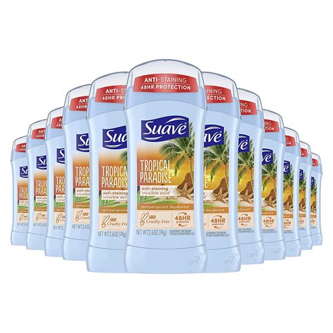 Suave Tropical Paradise Invisible Solid Anti Perspirant Deodorant 26