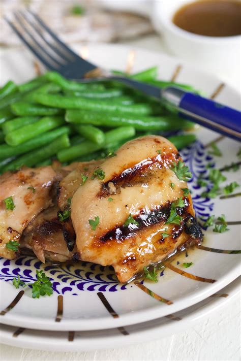 Grilled Boneless Chicken Thighs With Honey Butter Glaze The Suburban