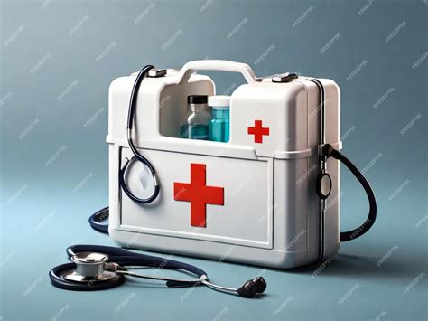 Premium Photo First Aid Kit Ambulance Emergency Box Medical Help Suitcase Healthcare Emergency