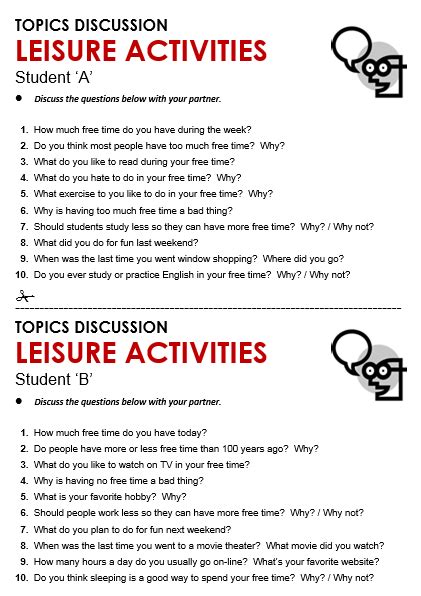 Leisure Activities - All Things Topics