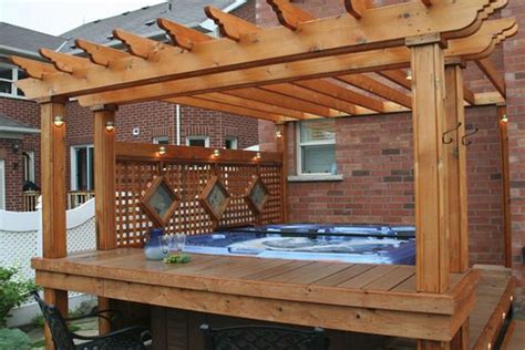 Hot Tub Deck Surround Ideas