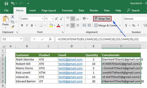 How To Use The Concatenate Function In Excel