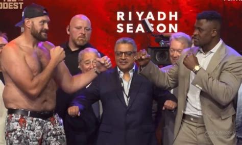 Sin Camisa Tyson Fury Se Roba El Show En Primer Careo Con Francis