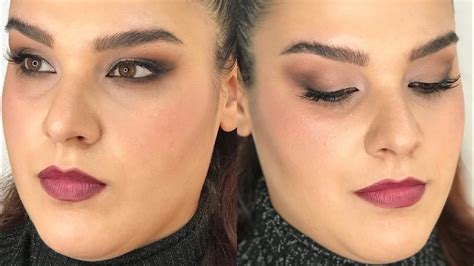 Make Up Soft Smokey Eyes Full Face Completa Youtube