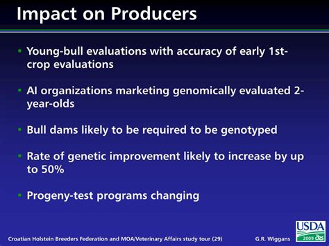 PPT Overview Of The Dairy Genetic Evaluation System PowerPoint