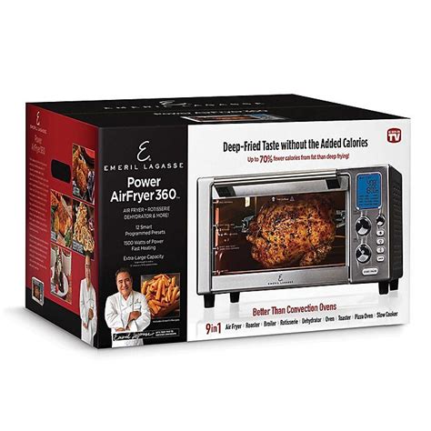 Emeril™ Lagasse 360 Power Air Fryer In Silver Bed Bath And Beyond Cooking On The Grill Cooking